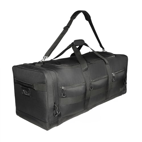 Fitdom 140L 38" Heavy Duty Extra Large Sports Equipment Duffle Bag with Upgrade Zipper, Durable & Water Resistant. Perfect for Travel Storage Football Hockey Baseball Basketball Team Coaches & More - Image 1