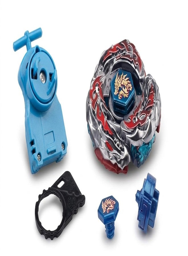 Funstars L-Dbego Destroy F:S Metal Spinning Top Classic Spin Toy for Kids with Blue String Launcher(BB108) - Image 1