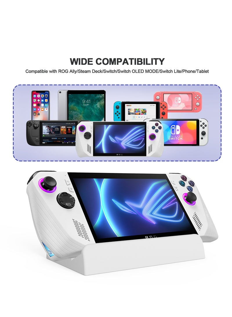 General Compatible ROGAlly Console Desktop Stand with 1PC Asus ROG Ally Screen Protector: Tempered Glass for Asus ROG Ally, 9H Scratch Resistant  - Image 4