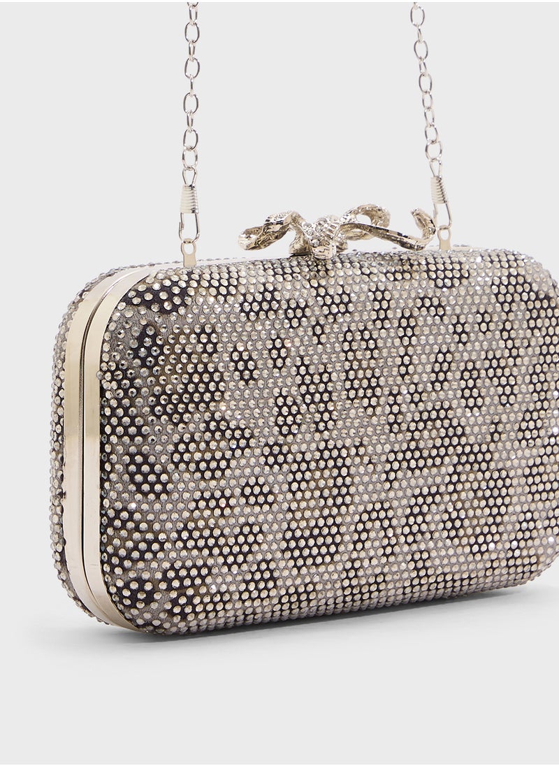 Ella Limited Edition Ladies Sparkly Clutch Bag  - Image 4