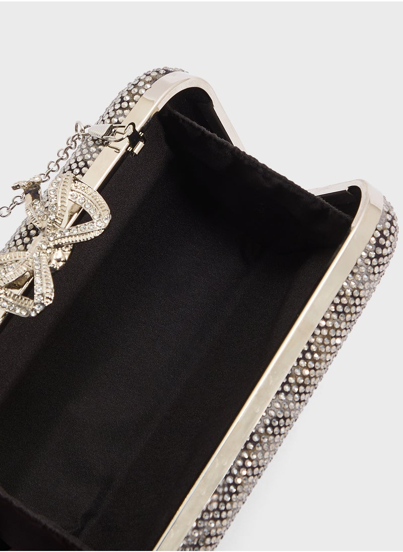 Ella Limited Edition Ladies Sparkly Clutch Bag  - Image 5
