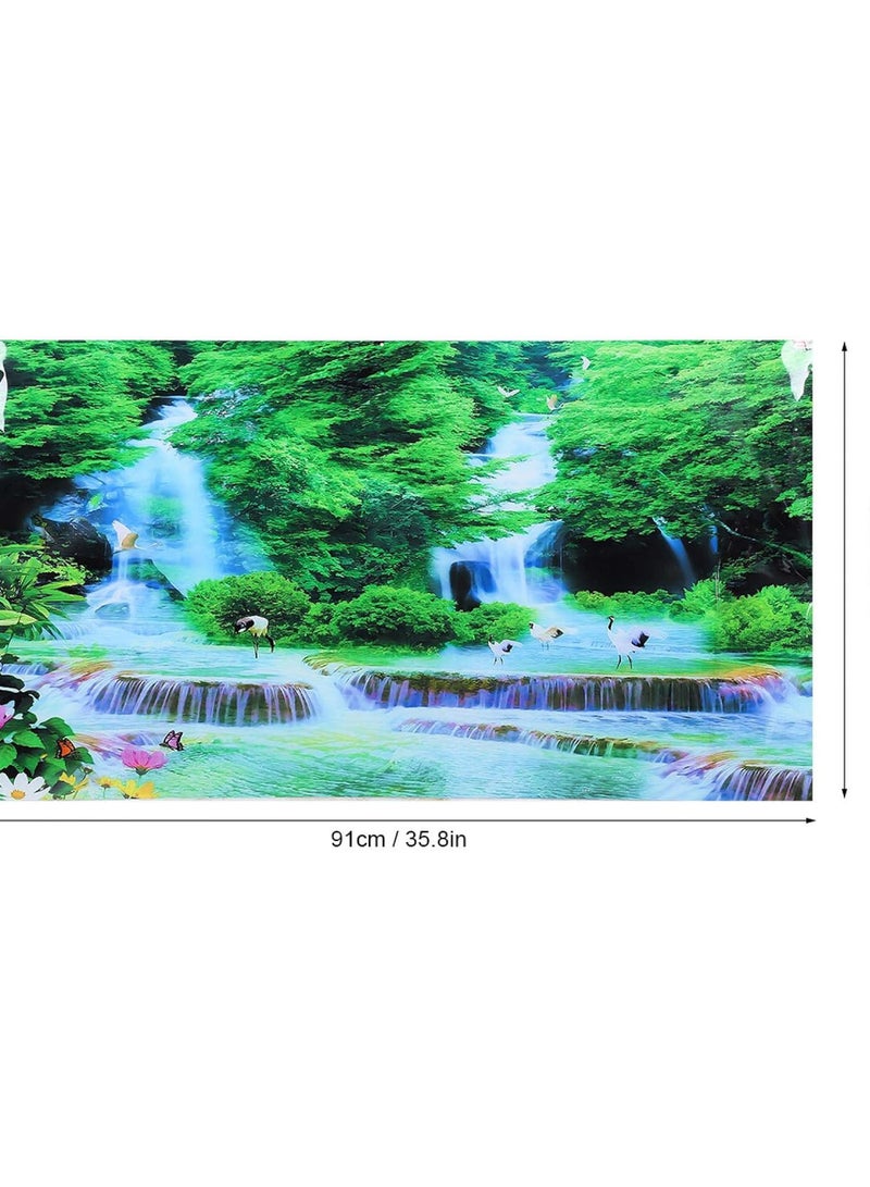 GGOOT Aquarium Background Poster, 91x50cm Fish Tanks Poster, for Fish Tanks Aquarium - Image 5