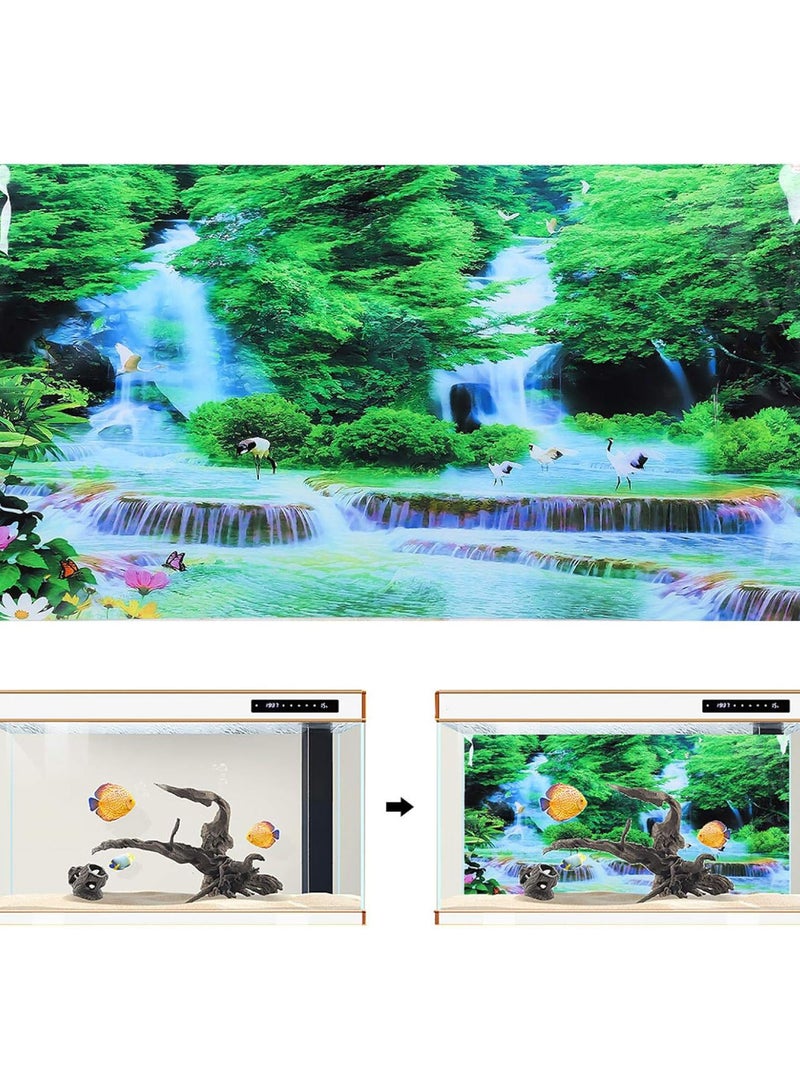 GGOOT Aquarium Background Poster, 91x50cm Fish Tanks Poster, for Fish Tanks Aquarium - Image 1