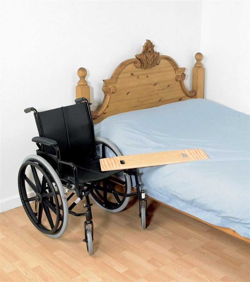 Homecraft Transfer Board with Handholes Seat Transfer Aid for Elderly Disabled and Handicapped Wheelchair users HighGloss Durable Plywood - Image 2