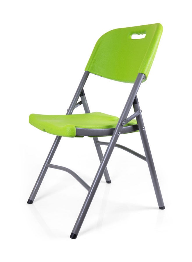 منترا كرسي راتان بلاستيك هيكل معدن قابل للطي - Image 2