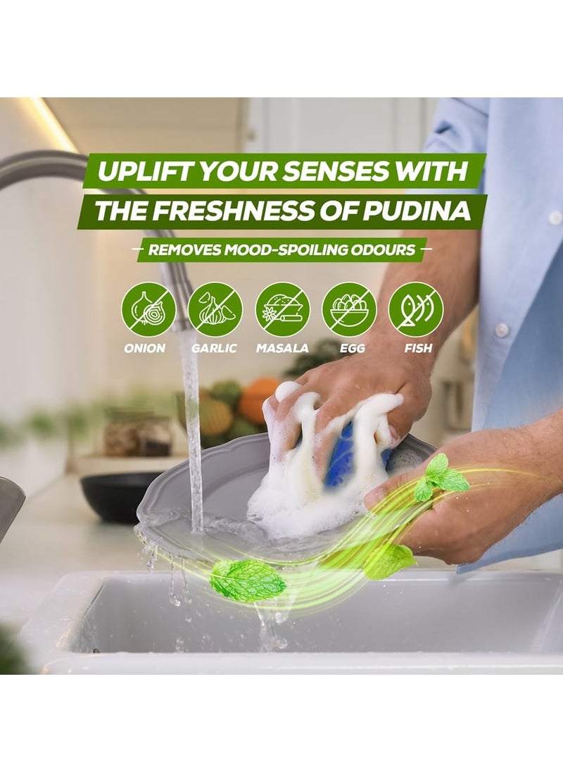 Vim Vim Dishwash Anti Smell Liquid Pudina 2 Ltr  - Image 4