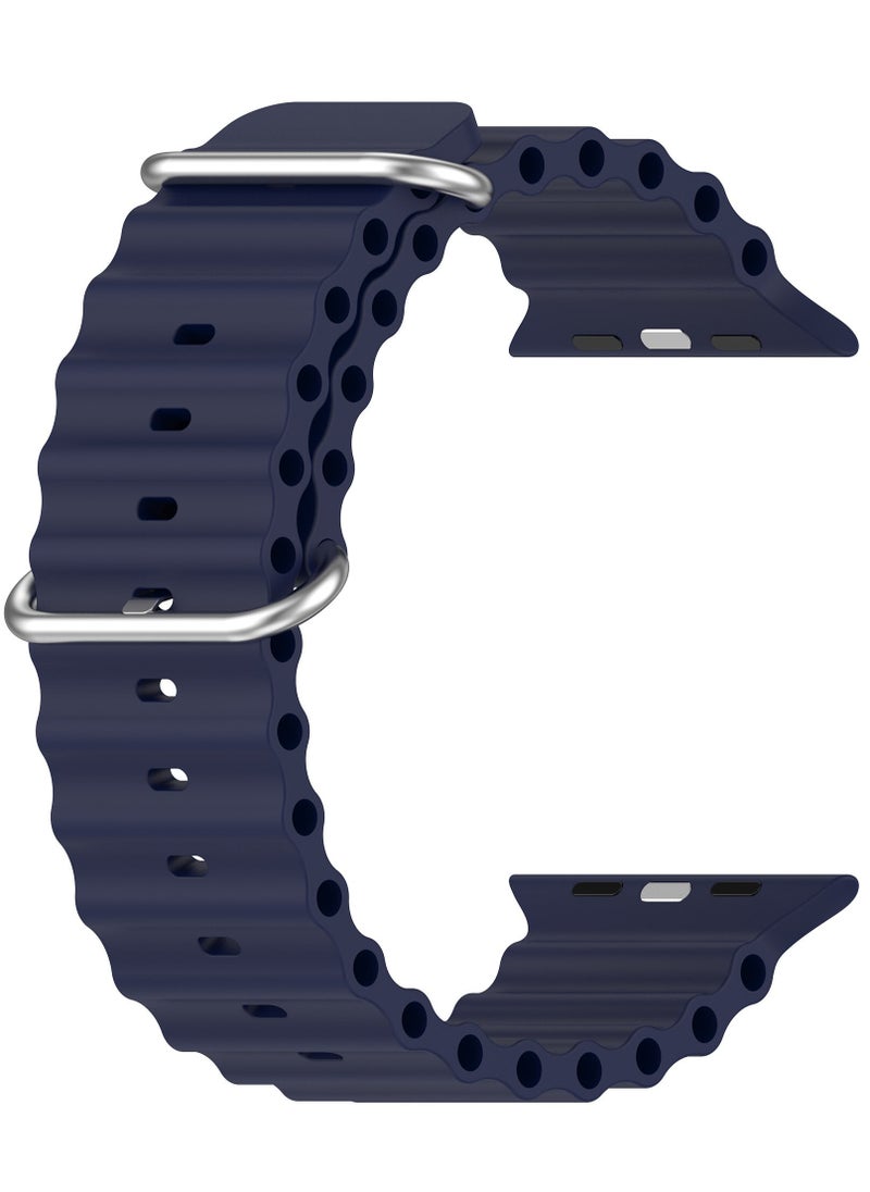 Generic - Soft Silicone Band Wrist Strap For Apple Ultra Watch 42mm 44mm 45mm 49mm - Image 1