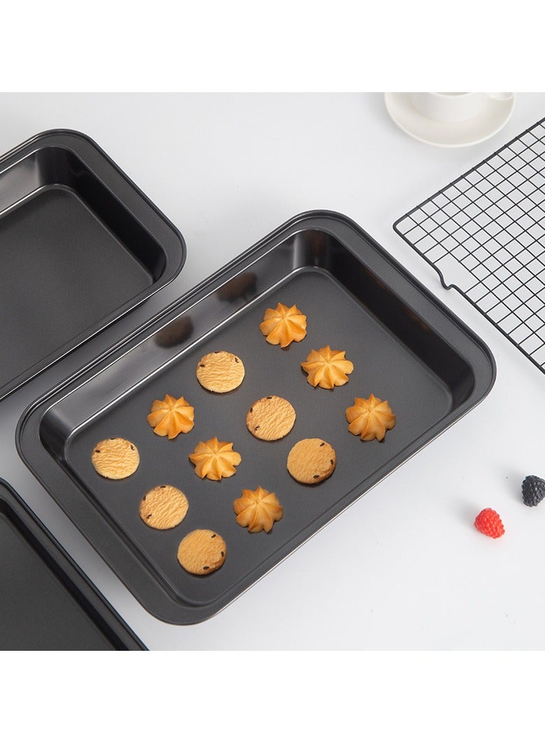 3-Piece Non-Stick Rectangular Bakeware Set - Image 3