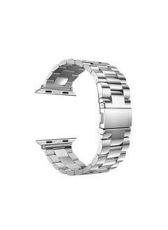 Generic Stainless Steel Watch Band For Apple Watch Series 4/5 - 42/44mm - Silver  - Image 2