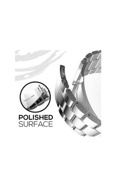 Generic Stainless Steel Watch Band For Apple Watch Series 4/5 - 42/44mm - Silver  - Image 3