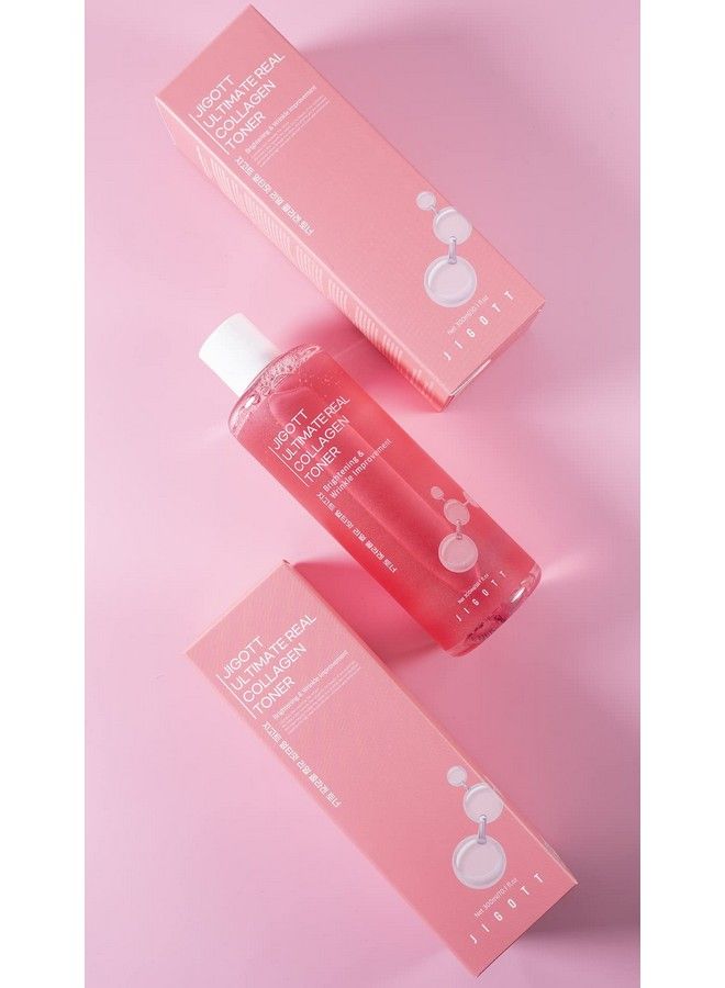 jigott Ultimate Real Collagen Toner Korean Skin Care Products Facial Toner 13.1Oz - Image 4