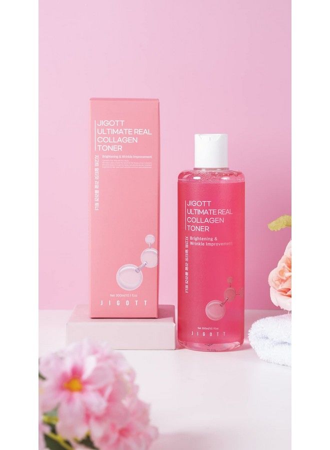jigott Ultimate Real Collagen Toner Korean Skin Care Products Facial Toner 13.1Oz - Image 3