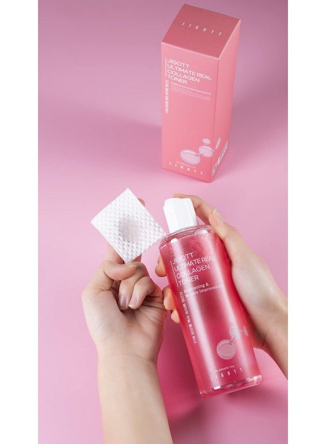jigott Ultimate Real Collagen Toner Korean Skin Care Products Facial Toner 13.1Oz - Image 5
