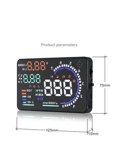 Arabest A8 OBDII Head-Up Display - Enhance Driving Safety and Convenience  - Image 2