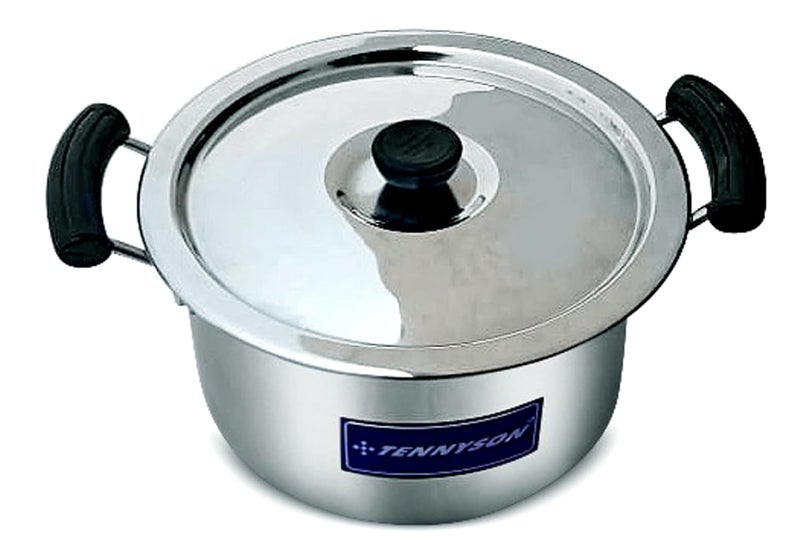 TENNYSON Stainless Steel STEW PotCooking Pot 20 G 2400 ML Capacity with LID - Image 4