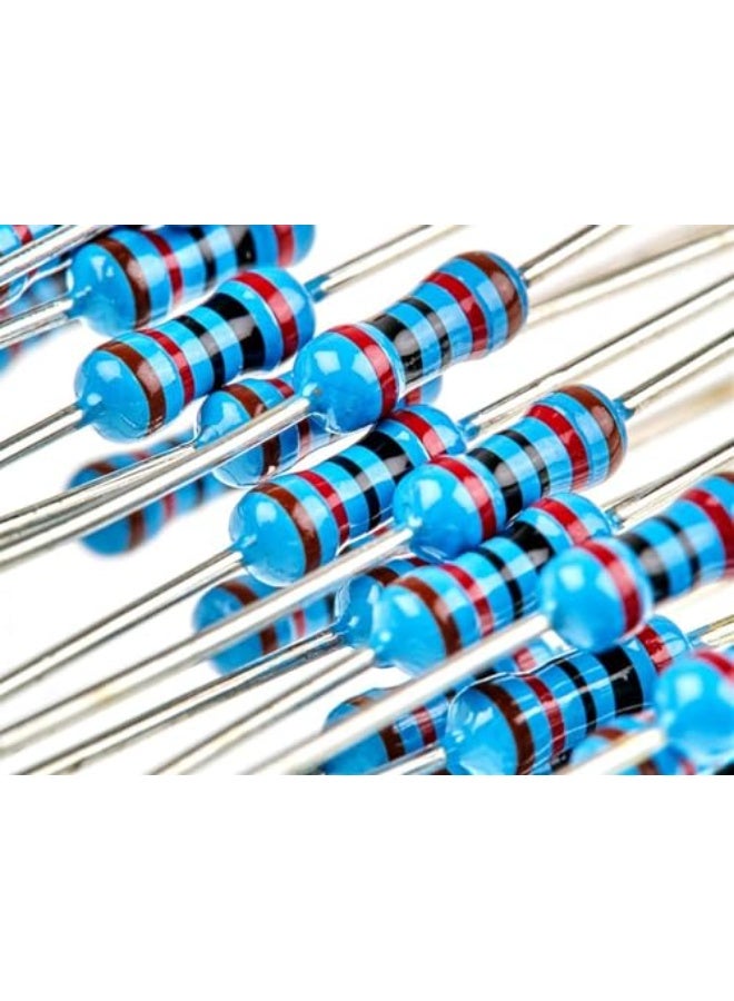 130 Values Resistor Kit 1/4W, 1 Ohm-3M Ohm Compliant Resistor Assortment Kit Metal Film Fixed 1% Electrical Resistors Set Assortment Resistance Optional - Image 4