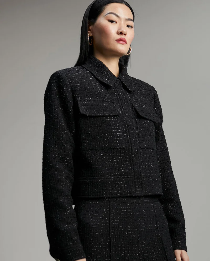 Lola Casademunt Cropped tweed jacket