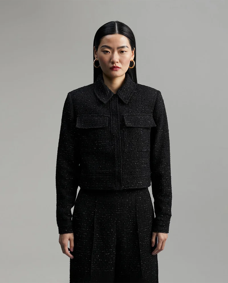 Lola Casademunt Cropped tweed jacket