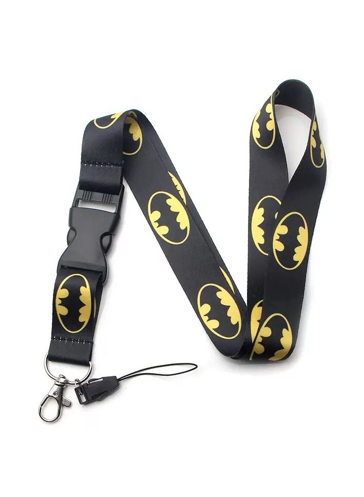 باتمان توقيع حزام الرقبة للجوال وبطاقة الهوية - Image 1