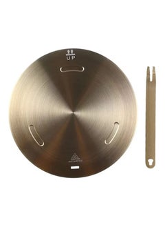 Y&D Induction Cooktop Mat, Heat Conduction Plate for Gas Stove, Diffuser Cooking Adapter with Removable Handle Milk Coffee Cookware Cooking, 9.45 inch  - Image 1