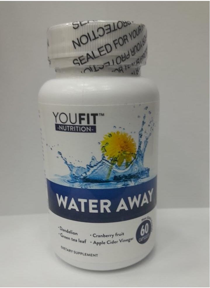 YouFit Nutrition Water Away Dietary Supplement 60 Capsules - pzsku/ZF4AE188B99BF2ADDBE83Z/45/_/1722056763/81696671-12cc-49b9-9edb-7fd8e4ef4db7