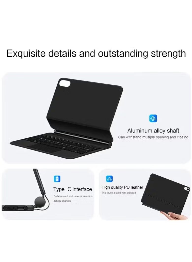 ZONBON Magic Wireless Keyboard for iPad 10, 11, 2022, 2025, 10.9 (10th and 11th generation) - Image 4