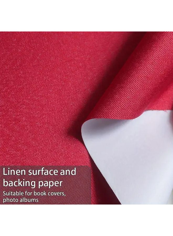 غلاف كتاب الكتان برتقالي حمضيات 7.87 بوصة غلاف واقي من القماش المتميز متين - Image 4