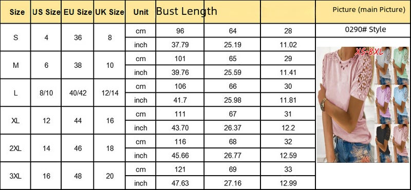 2024 Temu Selling Summer Loosening Temperament Commuter Stitching Short Round Neck T-Shirt 0290 - Image 2