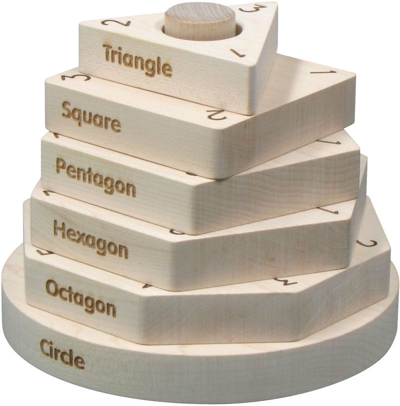 Maple Landmark Natural Shape Stacker Made in USA - Image 2