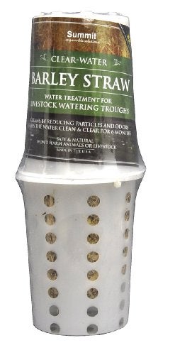 Summit 131 Clear-Water Barley Straw for Livestock Watering Troughs, Treats up to 1000-Gallons, 0.5 lbs - Image 4