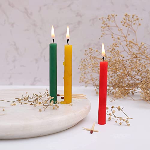 atorakushon [Pack of 60] Colourfull Chime Stick Candle Especially Meant for Healing Chakras Ritual Candles Decoration Lighting Diwali Birthday - Image 5