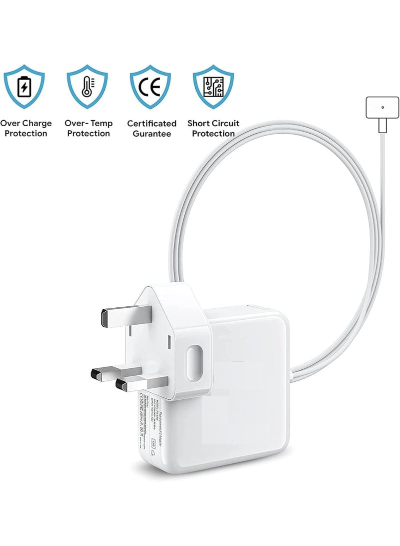 زيكسين متوافق مع شاحن MacBook Air (أبيض، 11 بوصة) - الطرازات A1435/A1436/A1465/A1466 - Image 2