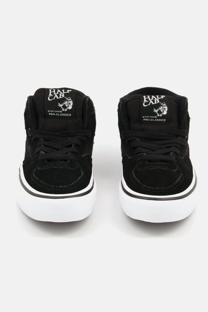 VANS Women Half Pro Cab Lace Up Casual Shoes, Black/White - Image 2