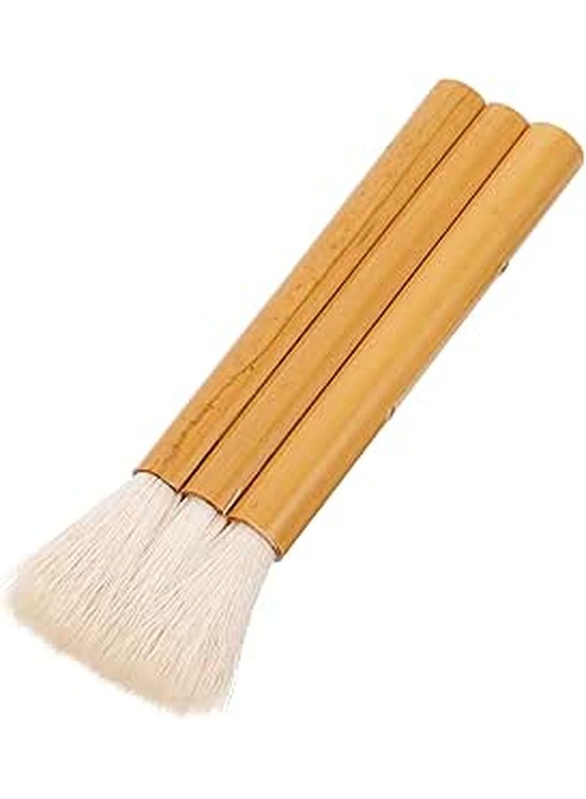 Wood Handle Watercolor Brush Set For Wall Painting Art Projects Durable Easy Clean - Image 1