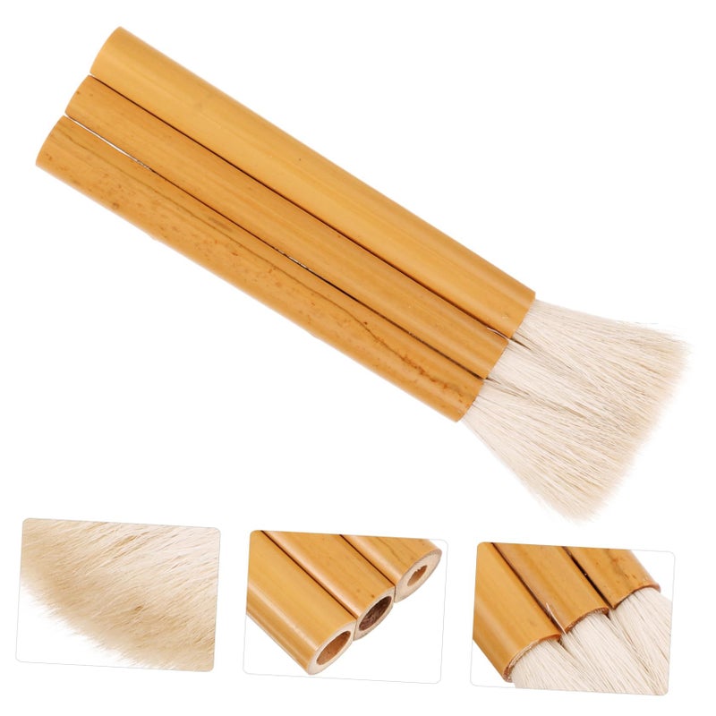 Wood Handle Watercolor Brush Set For Wall Painting Art Projects Durable Easy Clean - Image 5