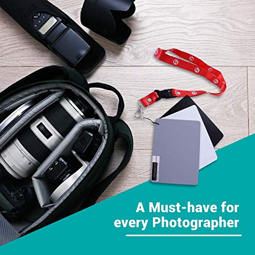 Movo Photo Color, White Balance Card Set for Digital Photography (Index Card Sized, 5 X 4) - Image 2