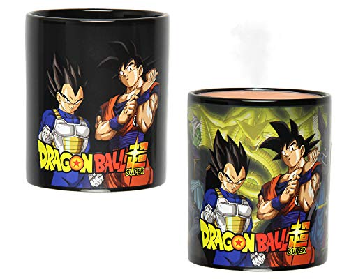 JUST FUNKY Dragon Ball Super Anime Manga Heat Reactive Color Changing 16 OZ. Tea Coffee Mug Cup - Image 1