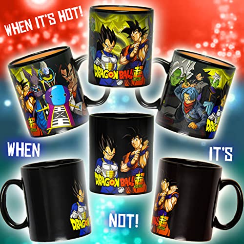 JUST FUNKY Dragon Ball Super Anime Manga Heat Reactive Color Changing 16 OZ. Tea Coffee Mug Cup - Image 5