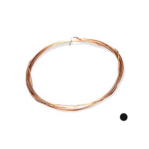 Craft Wire 22 Gauge, 14/20 Rose Gold Filled Wire (Round) Half Hard 14K Pink Gold Filled Wire Made in USA - 5FT by CRAFT WIRE - Image 1