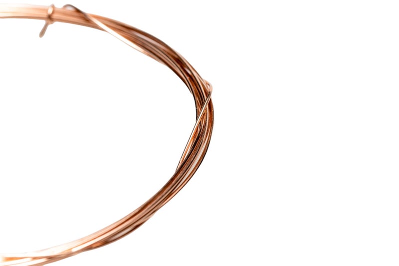 Craft Wire 22 Gauge, 14/20 Rose Gold Filled Wire (Round) Half Hard 14K Pink Gold Filled Wire Made in USA - 5FT by CRAFT WIRE - Image 3