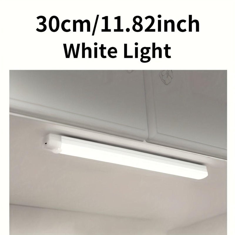 شريط إضاءة LED أبيض بارد ناعم بدون أسلاك، إضاءة ليلية مغناطيسية بشحن USB، مناسب للخزائن وغرف الملابس والسلالم - Image 2