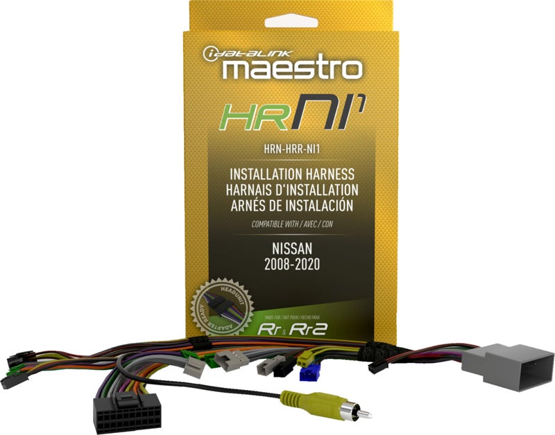 Idatalink Maestro HRN-HRR-NI1 Plug and Play Radio Replacement Harness for Select 2007-2020 Nissan Vehicles