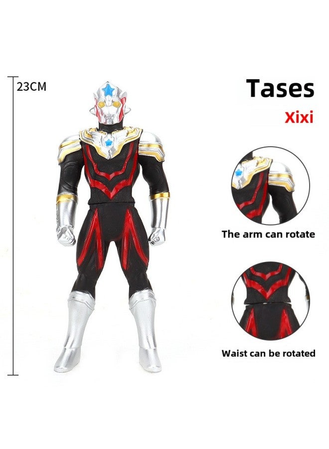 Ultraman Full Set Tyro Torrekiah Wind Marob Soft Glue Hero Doll Hand-made Model Children's Gift-Color:18.tatas - Image 1