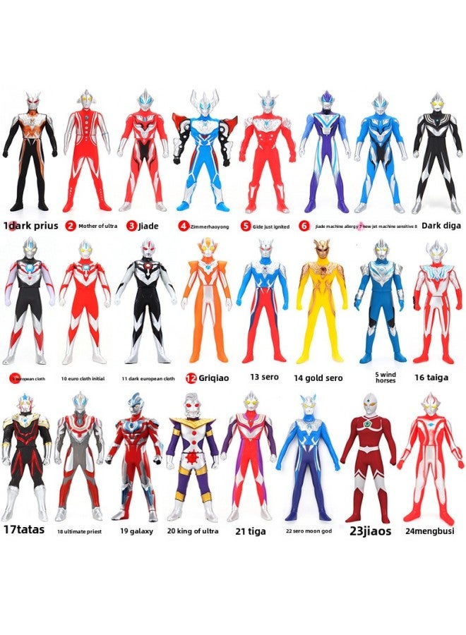 Ultraman Full Set Tyro Torrekiah Wind Marob Soft Glue Hero Doll Hand-made Model Children's Gift-Color:18.tatas - Image 4