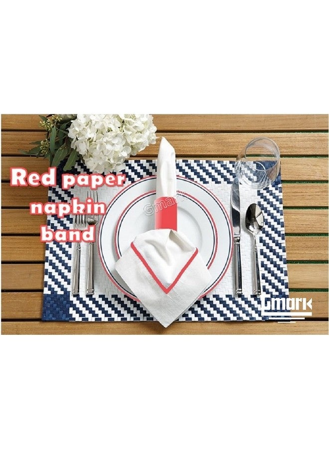 Gmark صندوق مناديل ورقية Gmark عدد 2500 (أحمر)، حلقات مناديل ورقية لاصقة ذاتيًا GM1048 - Image 3