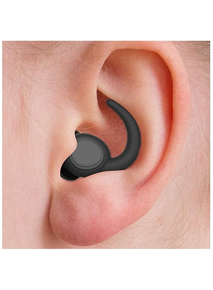 Arabest Sleep Eye Mask and Silicone Earplugs, Noise Reduction, Night Cover Ice Silk Blindfold for Sleeping Eye Protection Travel Nap - Image 4