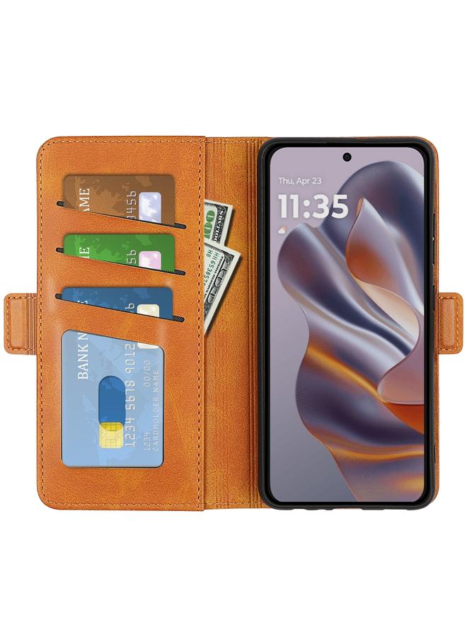 اس-توب جراب لهاتف Motorola Edge 50 Neo 5G، جراب هاتف جلدي أفقي قابل للطي مع مشبك مغناطيسي مزدوج الجوانب - Image 4