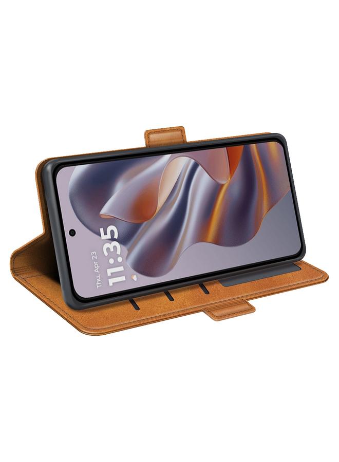 اس-توب جراب لهاتف Motorola Edge 50 Neo 5G، جراب هاتف جلدي أفقي قابل للطي مع مشبك مغناطيسي مزدوج الجوانب - Image 5