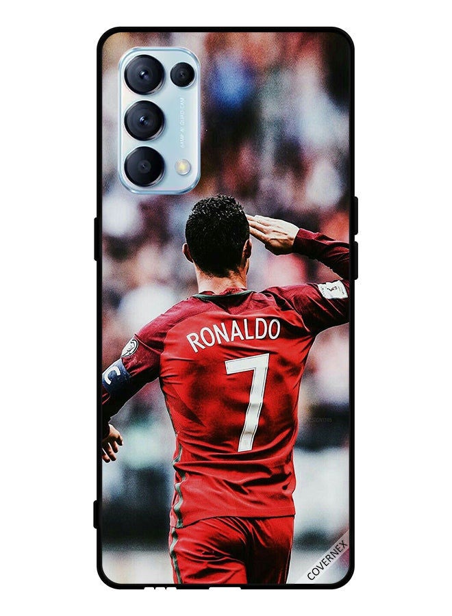 Covernex Protective Case Cover For Oppo Reno5 Pro 5G Ronaldo Salute To Crowd - Image 1