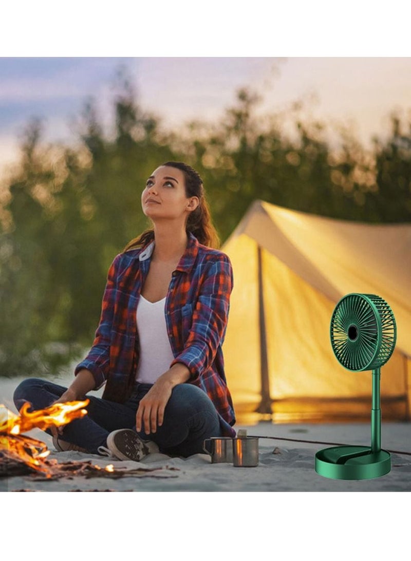 DubaiGallery USB Rechargeable Electric Telescopic Table Fan Multi-function Fan Stand and Stretch Height  - Image 4